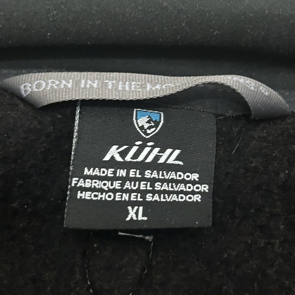 Kuhl Vest Mens XL Black Fleece Softshell Zip Front Outdoor Hiking Casual - Picture 5 of 9